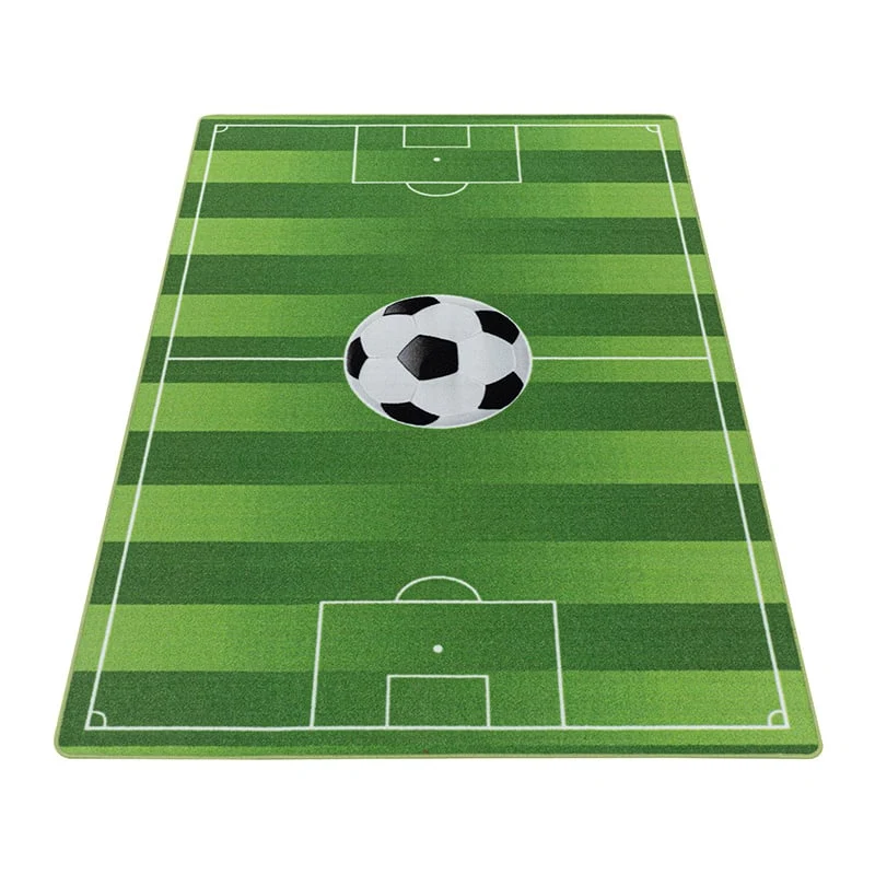 Fußballteppich - Pleun Fußballfeld Grün