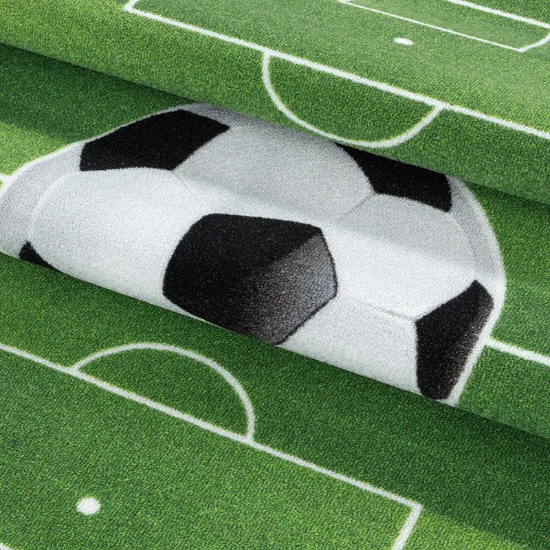 Fußballteppich - Pleun Fußballfeld Grün