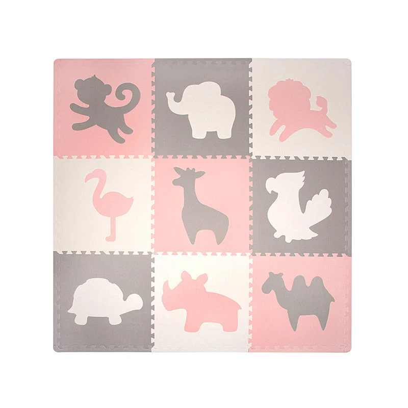XL Foam Puzzlematte - Lio Afrika Rosa