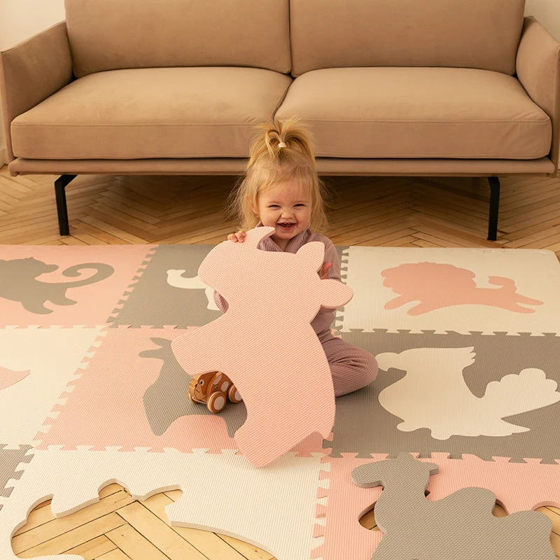 XL Foam Puzzlematte - Lio Afrika Rosa