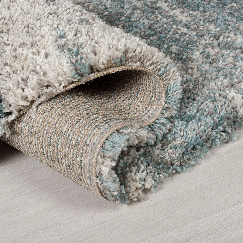 Hochflor Teppich - Dakaro Reza Blau