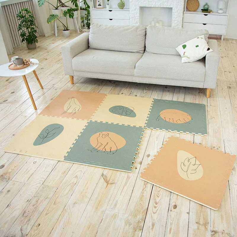 Foam Puzzlematte - Vic Jungle Terrakotta