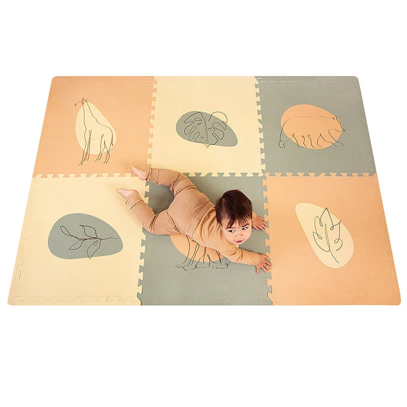 Foam Puzzlematte - Vic Jungle Terrakotta