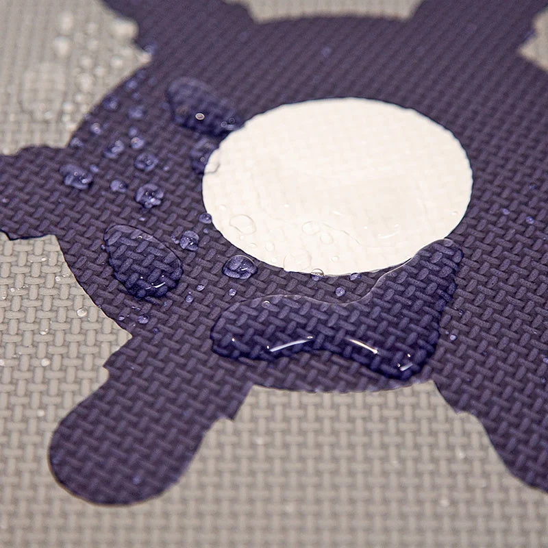 Foam Puzzlematte - Sam Ozean Dunkelblau Weiß