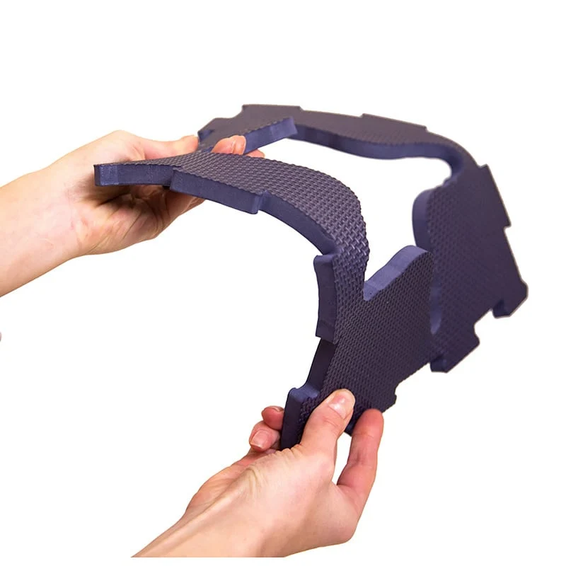 Foam Puzzlematte - Sam Ozean Dunkelblau Weiß