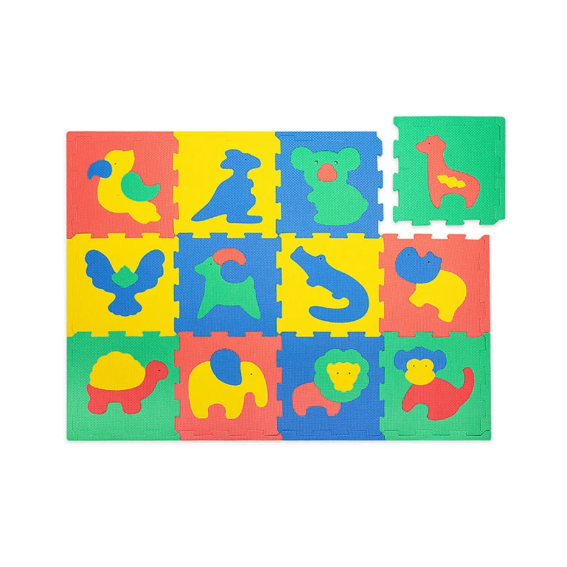 Foam Puzzlematte - Sam Safari Bunt