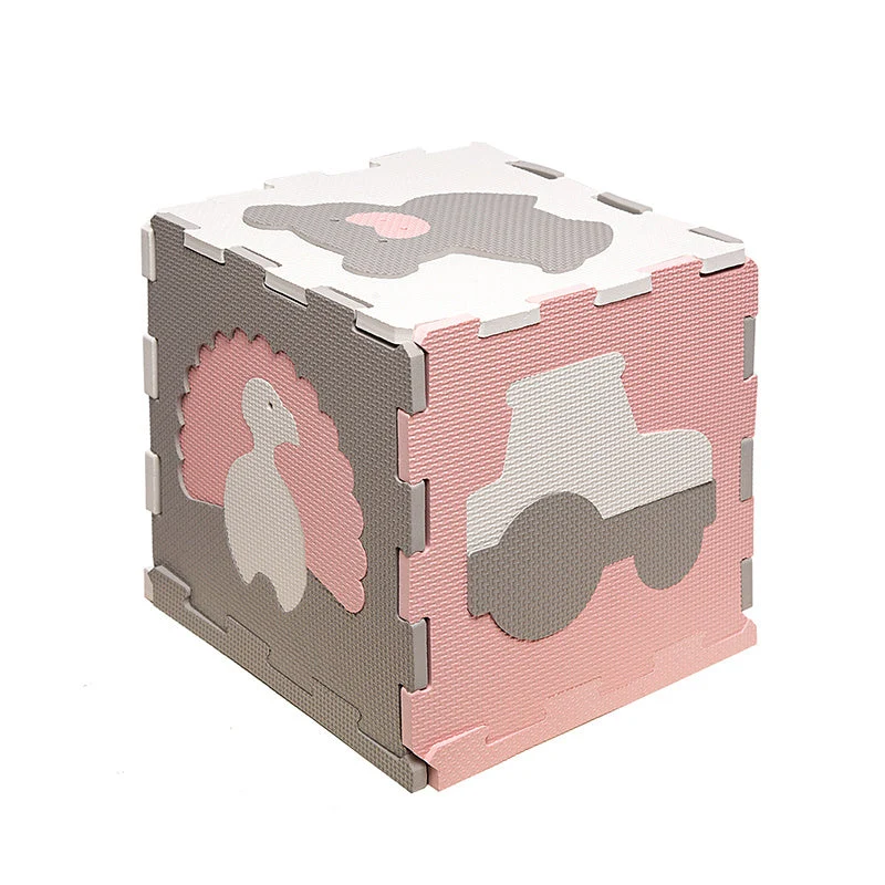 Foam Puzzlematte - Sam Bauernhof Rosa
