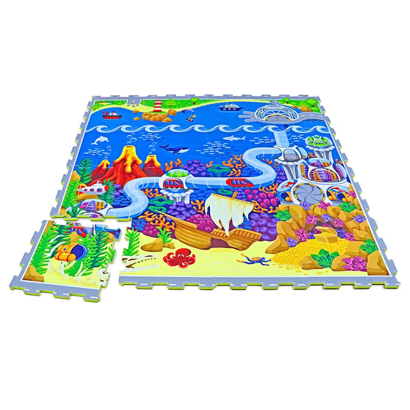 Foam Puzzlematte - Max Ozean Bunt