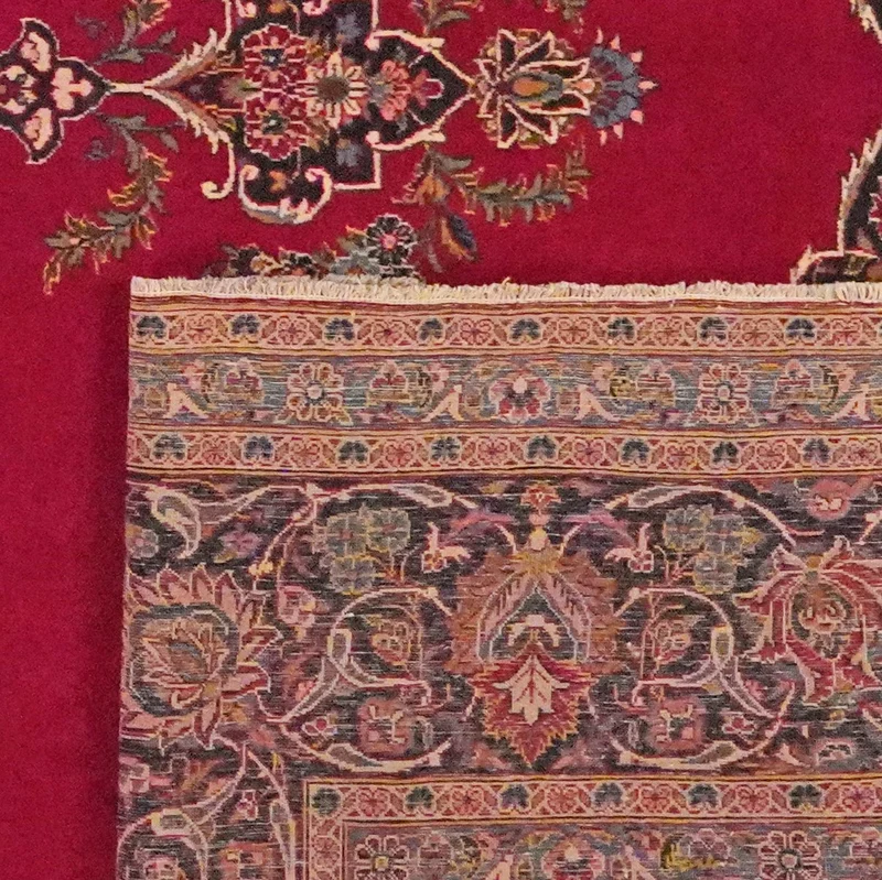 Kashan · Handgeknüpft – Rot, 432x324 cm