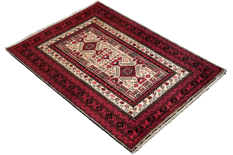 Belutch · Handgeknüpft – Beige, 202x111 cm
