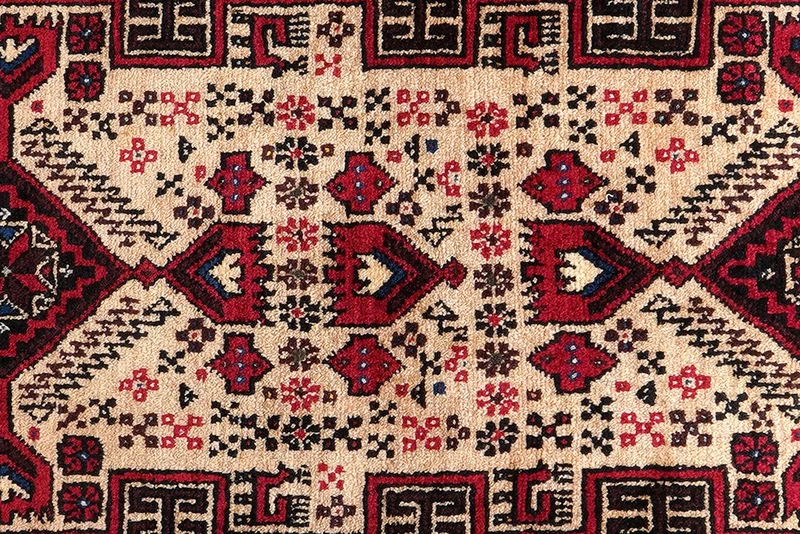 Belutch · Handgeknüpft – Beige, 202x111 cm