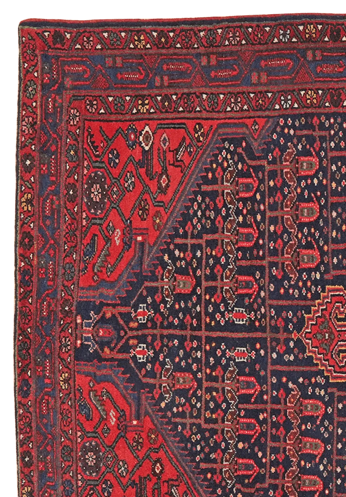 Zagheh · Handgeknüpft – Blau, 213x141 cm