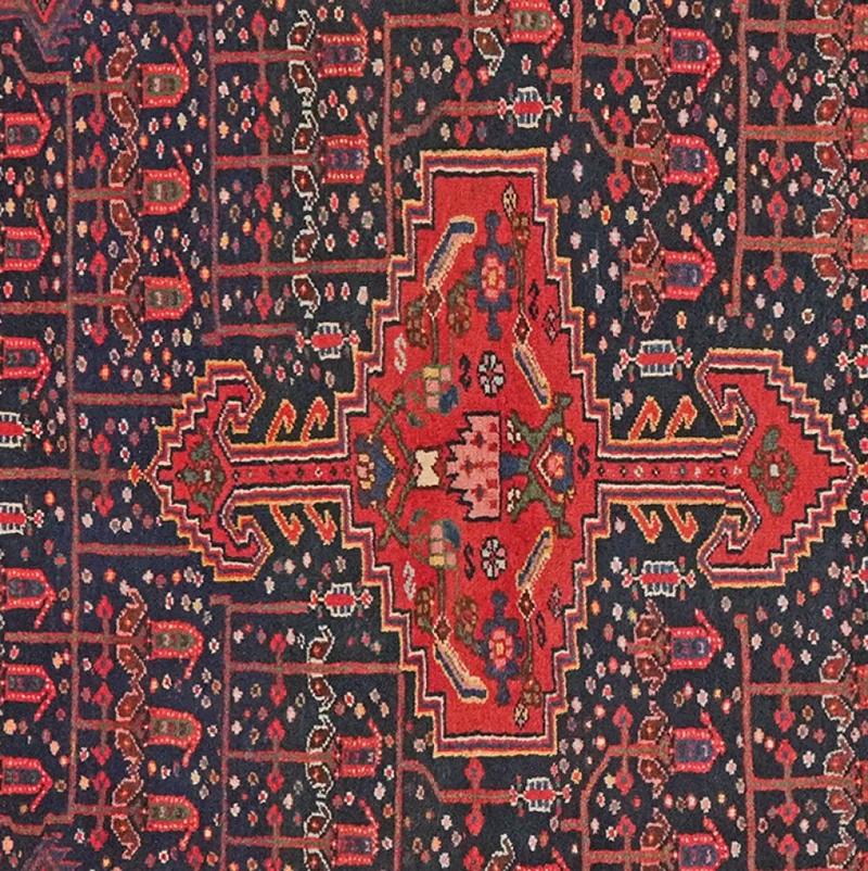 Zagheh · Handgeknüpft – Blau, 213x141 cm