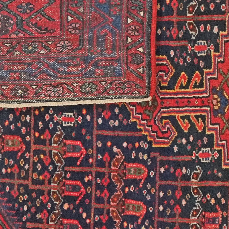 Zagheh · Handgeknüpft – Blau, 213x141 cm