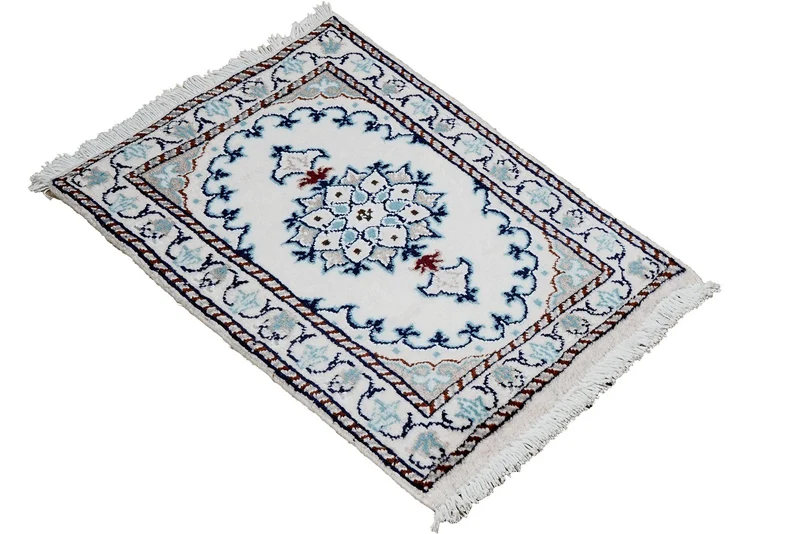 Nain 12La · Handgeknüpft – Beige, 62x39 cm