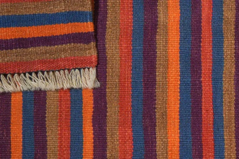 Kelim Gashgai · Handgewebt – Bunt, 196x64 cm