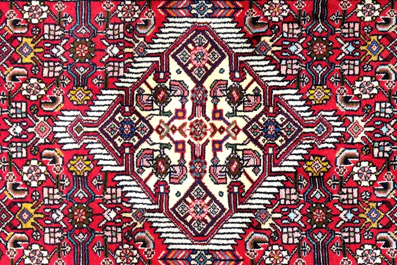 Assadabad · Handgeknüpft – Rot, 201x77 cm