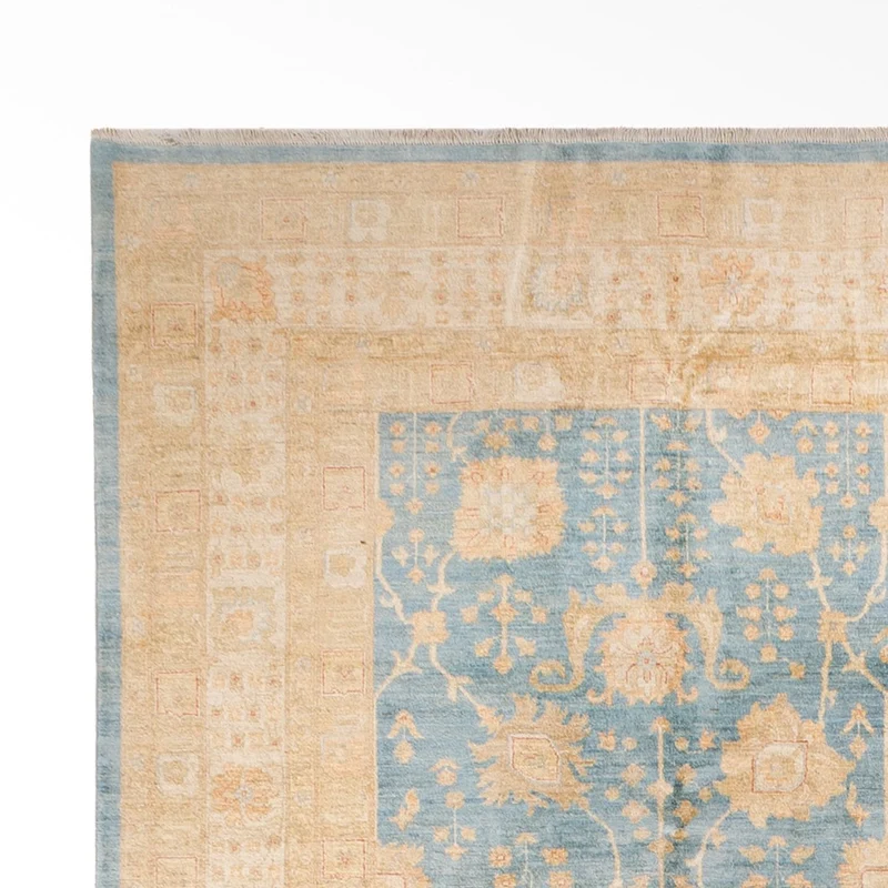 Ziegler Teppich 304x440cm - Orientteppich - hellblau