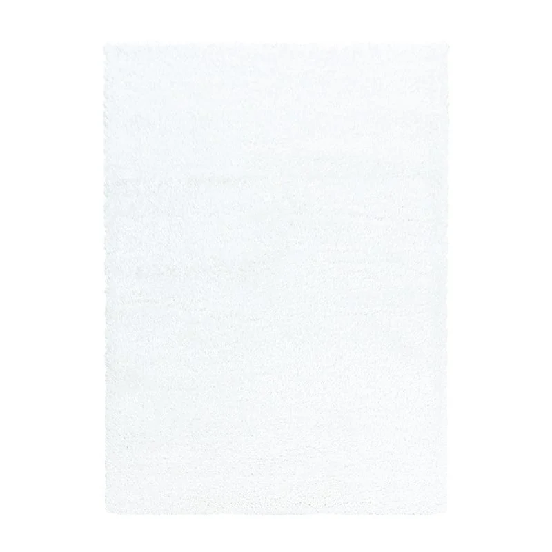 Hochflor Teppich - Blushy Weiß