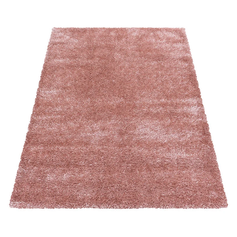 Hochflor Teppich - Blushy Rosa