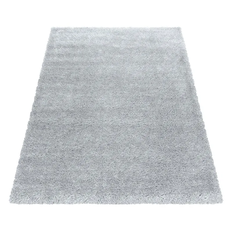 Hochflor Teppich - Blushy Hellgrau