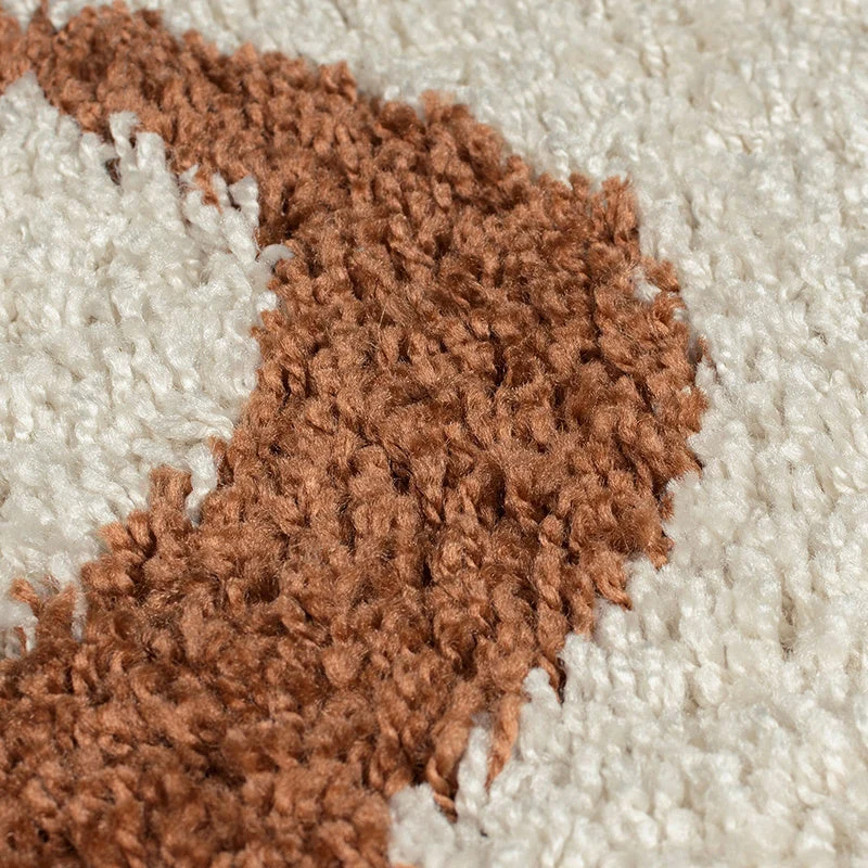 Hochflor Teppich - Alano Squiggle Bunt