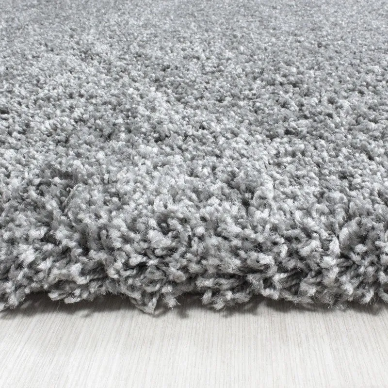 Hochflor Teppich - Life Hellgrau