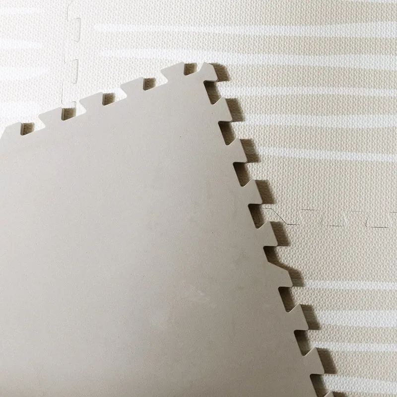 Puzzlematte - Alfie XL Stripes Grau/Beige