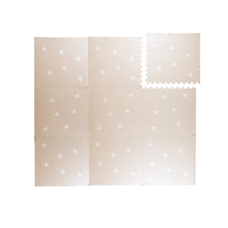 Puzzlematte - Alfie XL Stars Grau/Beige