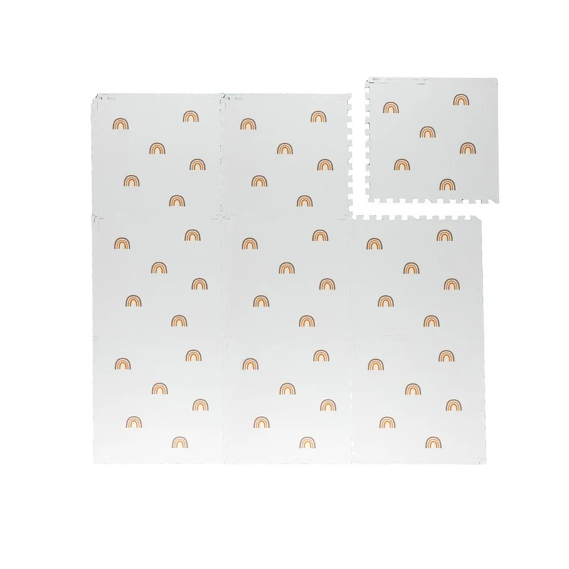 Puzzlematte - Alfie XL Rainbow Weiß