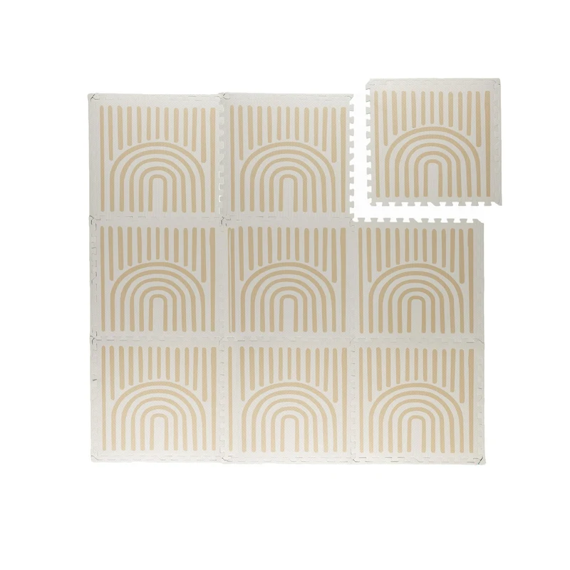 Puzzlematte - Alfie XL Grid Beige