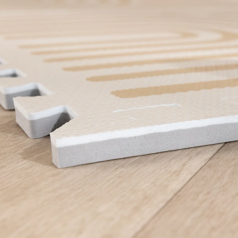 Puzzlematte - Alfie XL Grid Beige