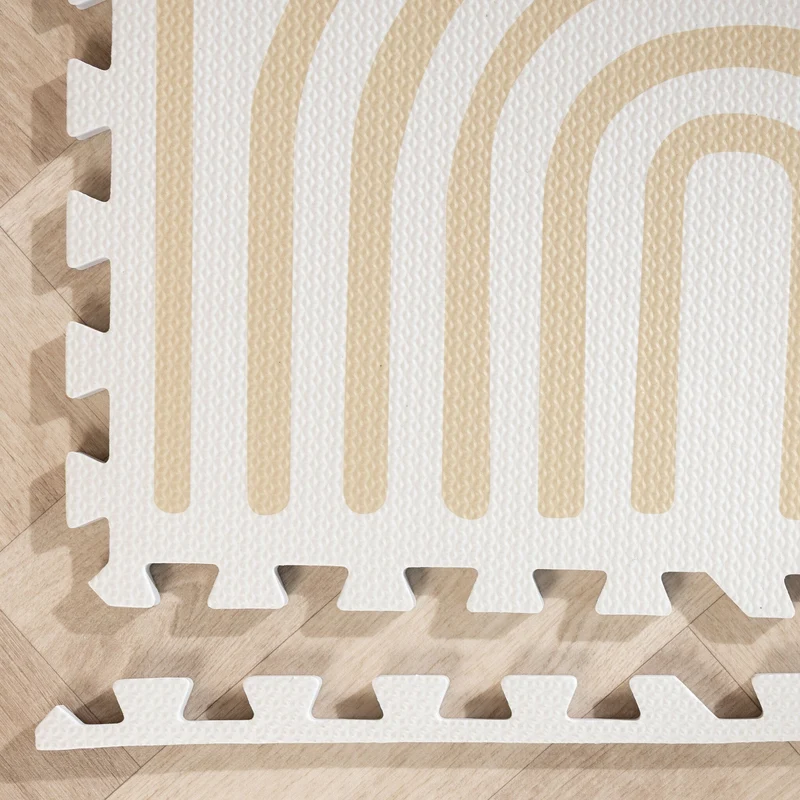 Puzzlematte - Alfie XL Grid Beige