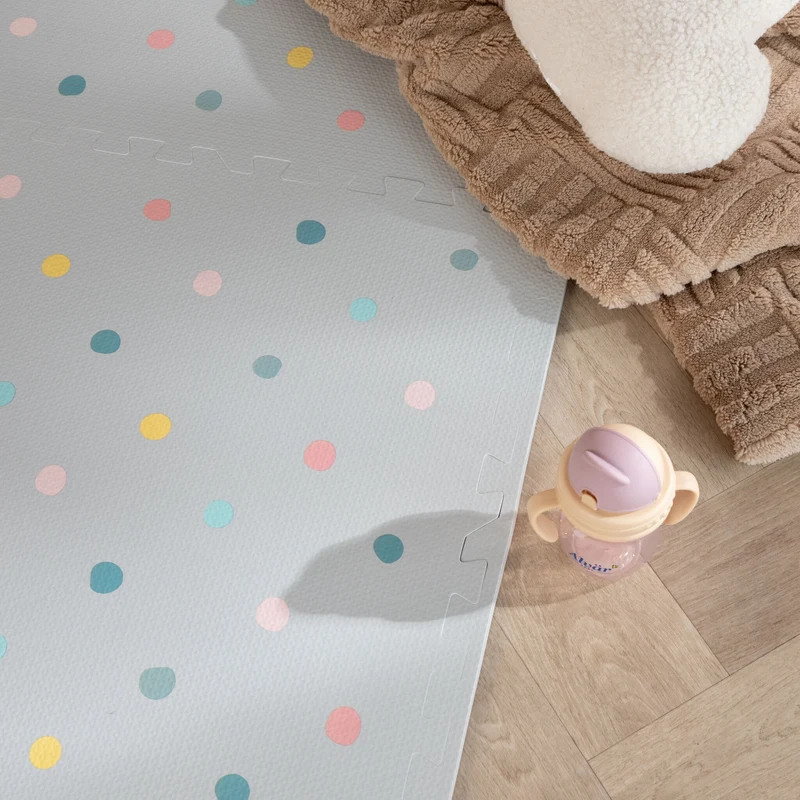Puzzlematte - Alfie XL Dots Hellgrau