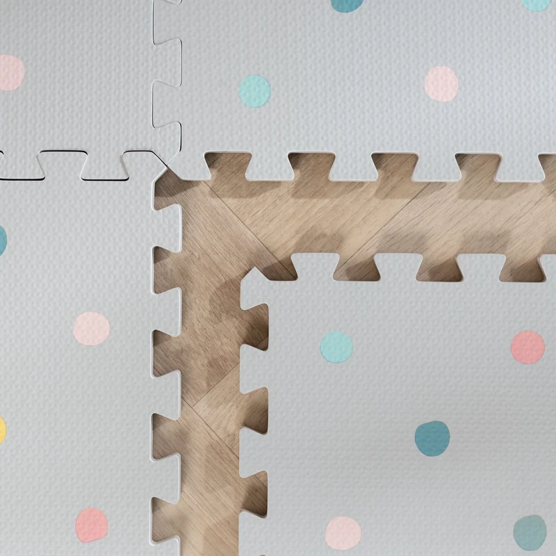 Puzzlematte - Alfie XL Dots Hellgrau