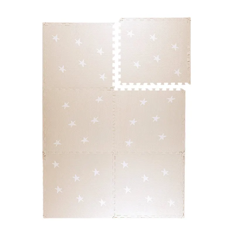 Puzzlematte - Alfie Stars Grau/Beige