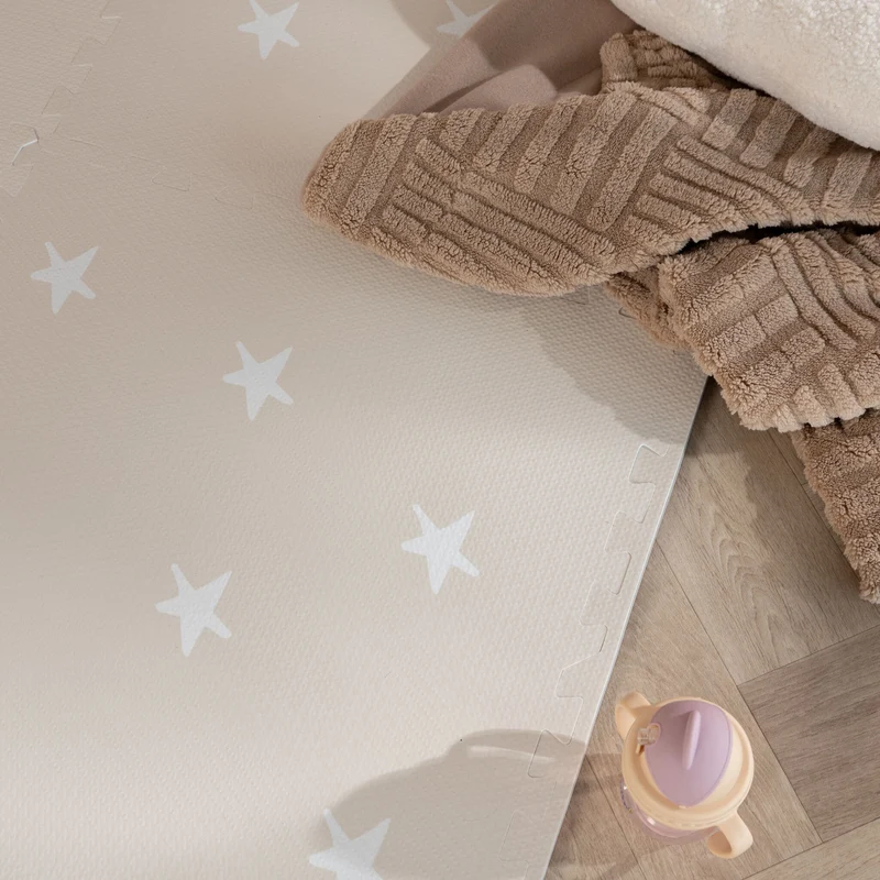 Puzzlematte - Alfie Stars Grau/Beige
