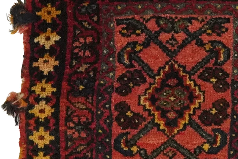 Bidjar · Handgeknüpft – Rot, 33x31 cm
