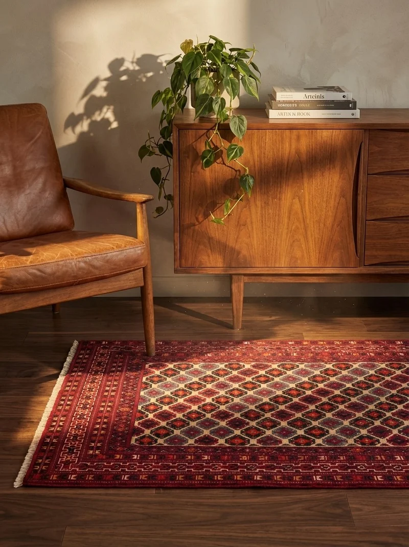 Belutch · Handgeknüpft – Beige, 65x126 cm