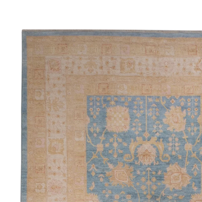 Ziegler Teppich 306x441cm - Orientteppich - hellblau