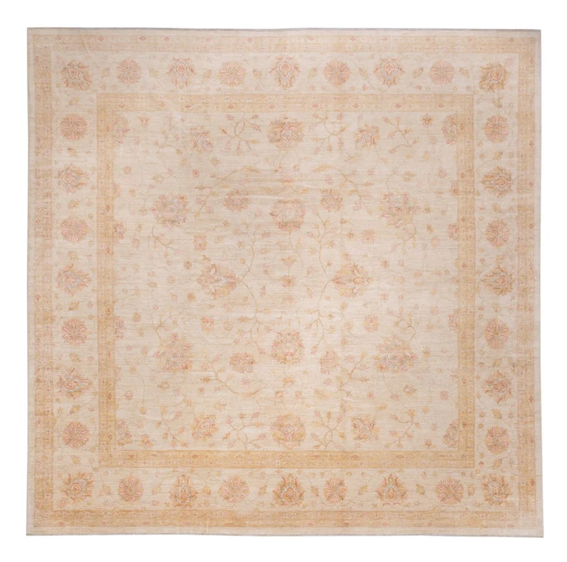 Ziegler Teppich 398x393cm - Orientteppich - beige
