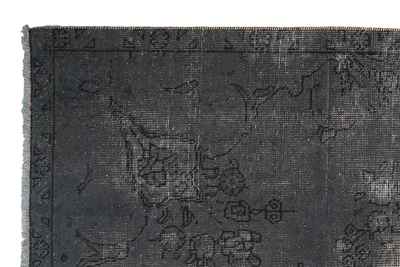 Vintage · Handgeknüpft – Grau, 248x153 cm
