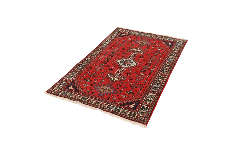 Nasrabad · Handgeknüpft – Rot, 148x98 cm