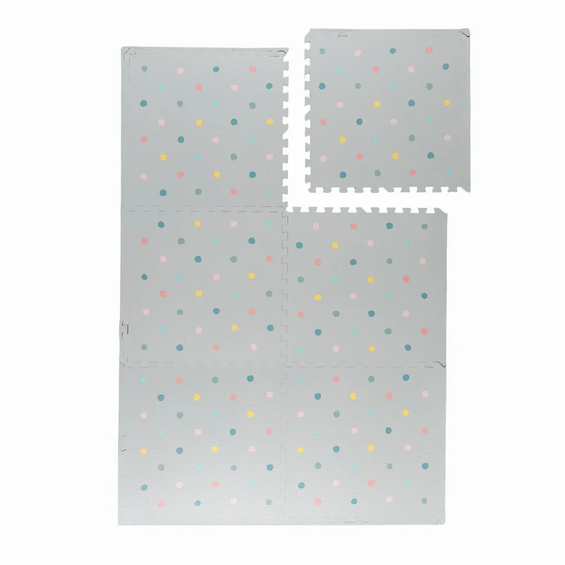 Puzzlematte - Alfie Dots Hellgrau