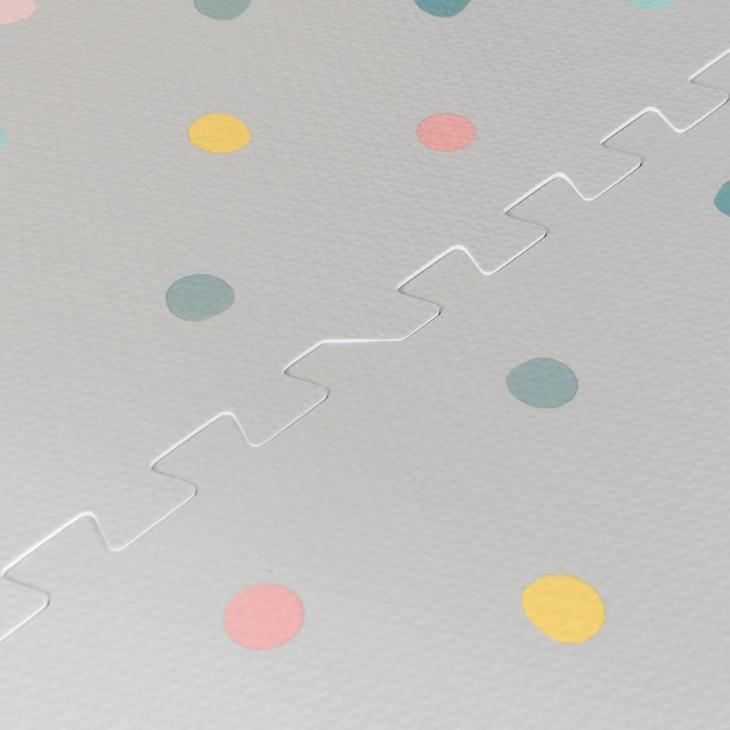 Puzzlematte - Alfie Dots Hellgrau