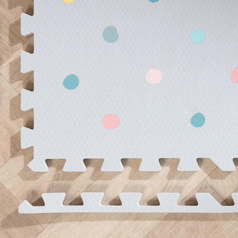 Puzzlematte - Alfie Dots Hellgrau