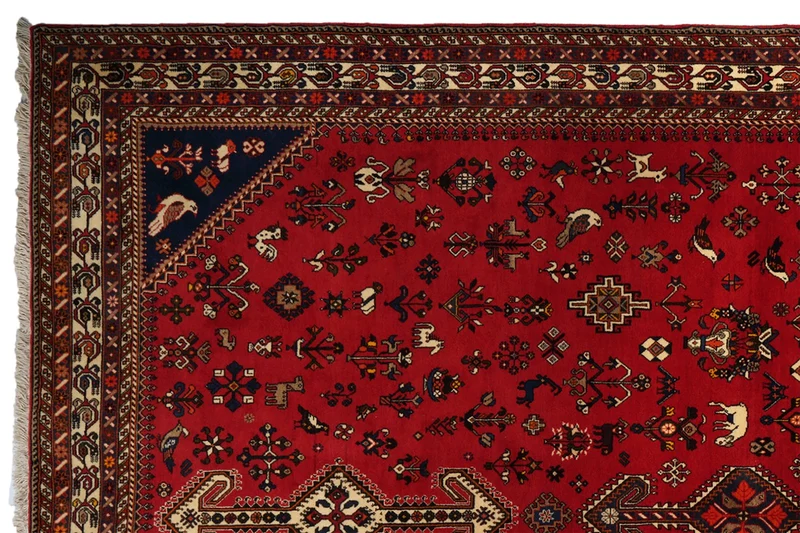Nasrabad · Handgeknüpft – Rot, 295x203 cm
