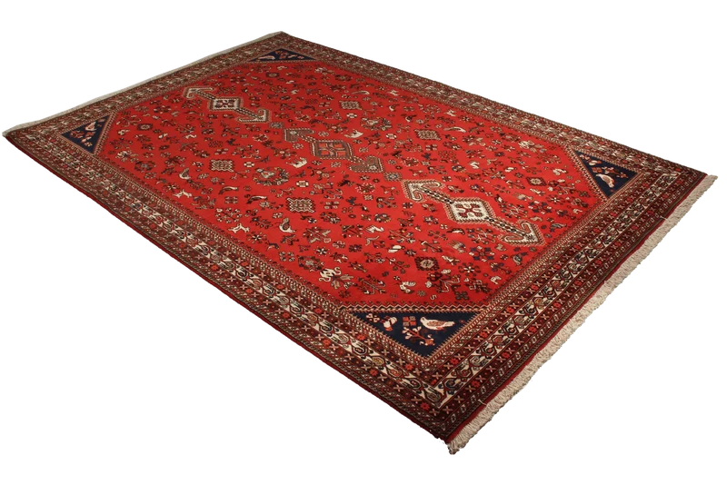 Nasrabad · Handgeknüpft – Rot, 295x203 cm