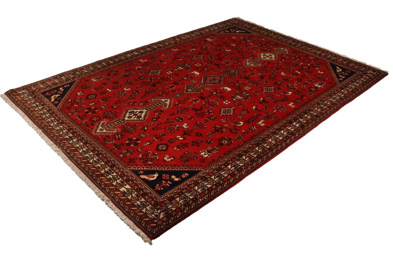 Nasrabad · Handgeknüpft – Rot, 295x203 cm