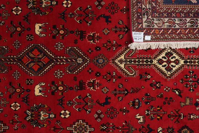 Nasrabad · Handgeknüpft – Rot, 295x203 cm